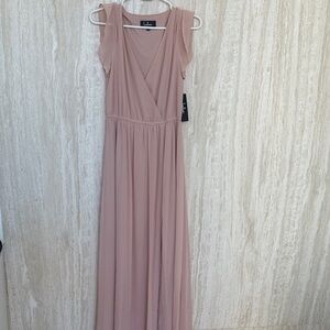 Lulu's Blush Maxi Dress